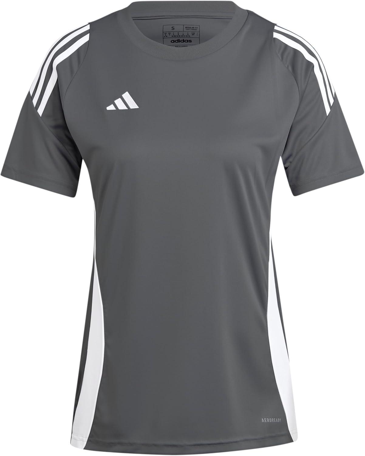 image:imageAdidas Womens Tiro 24 JerseyTeam Mid GreyWhite