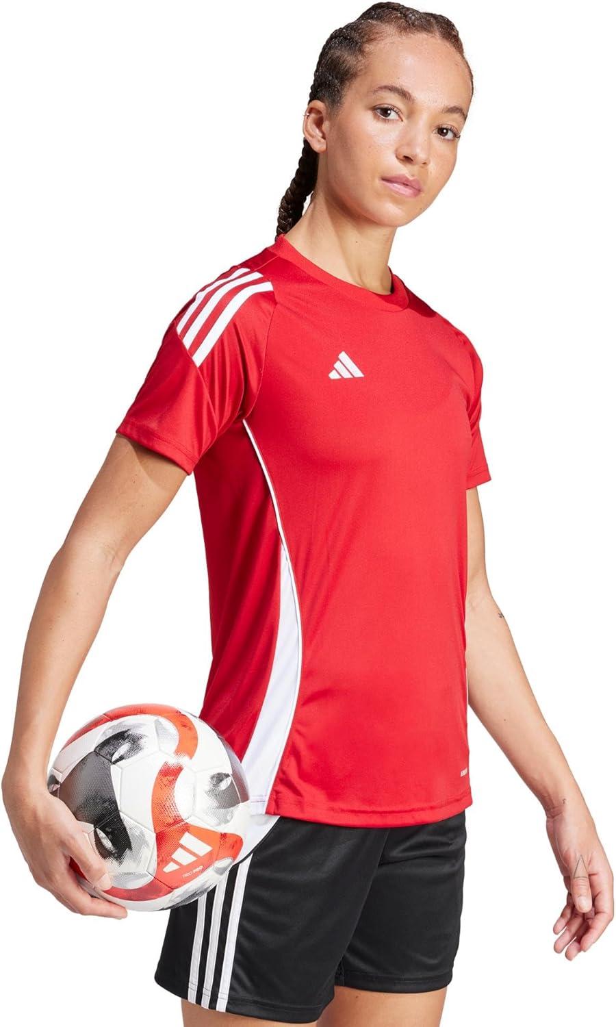 image:imageAdidas Womens Tiro 24 JerseyTeam Power RedWhite