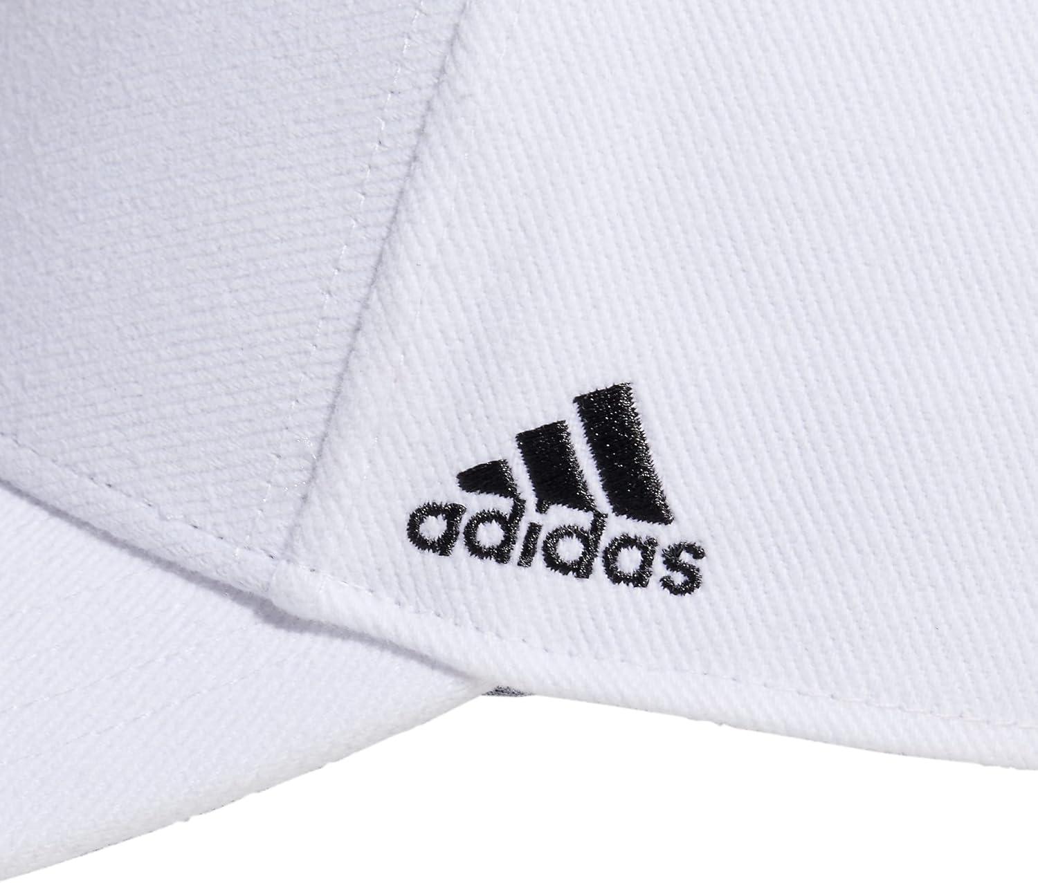 image:imageAdidas Womens Womens Structured Adjustable HatWhiteGreyBlack