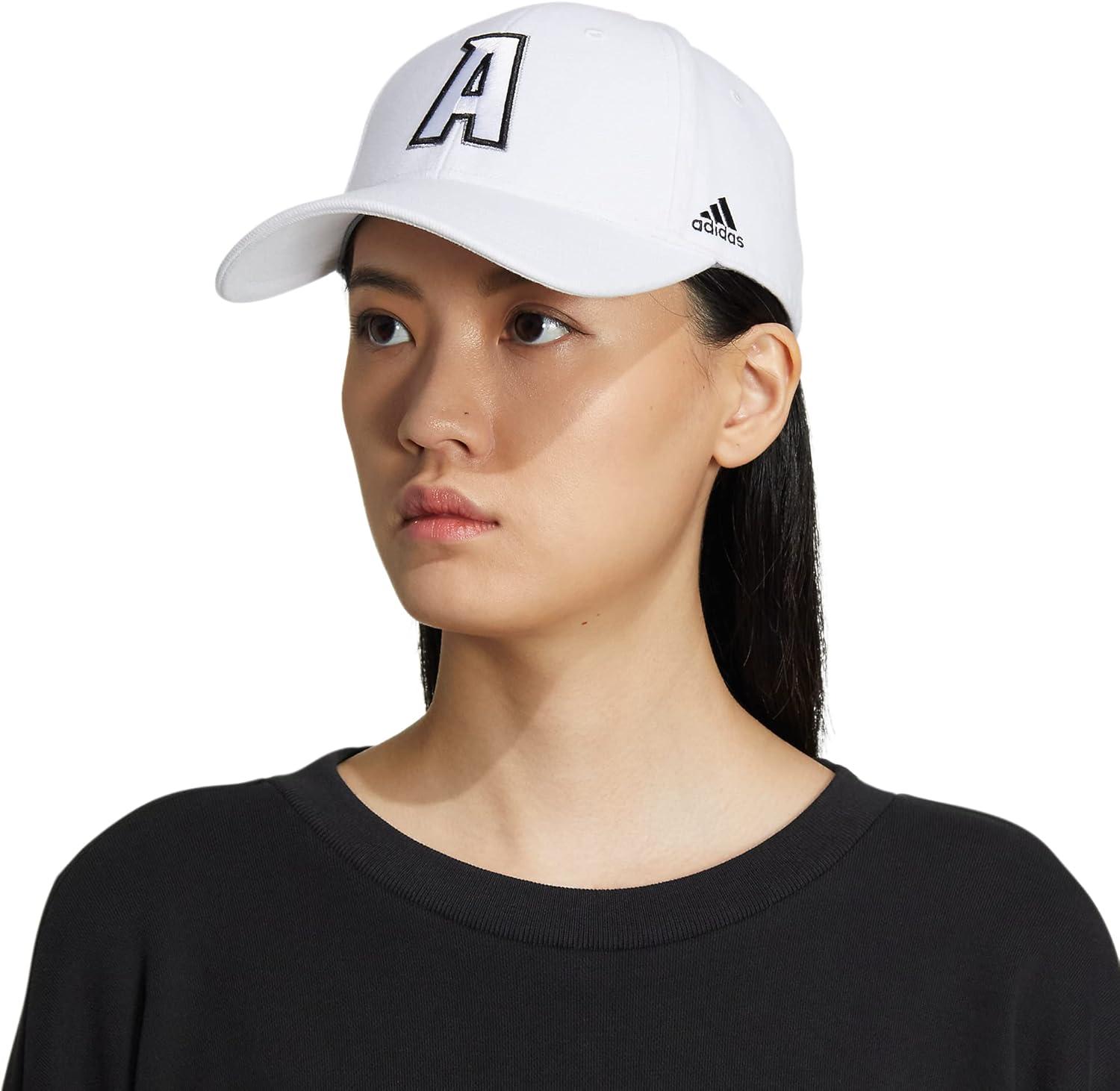 image:imageAdidas Womens Womens Structured Adjustable HatWhiteGreyBlack