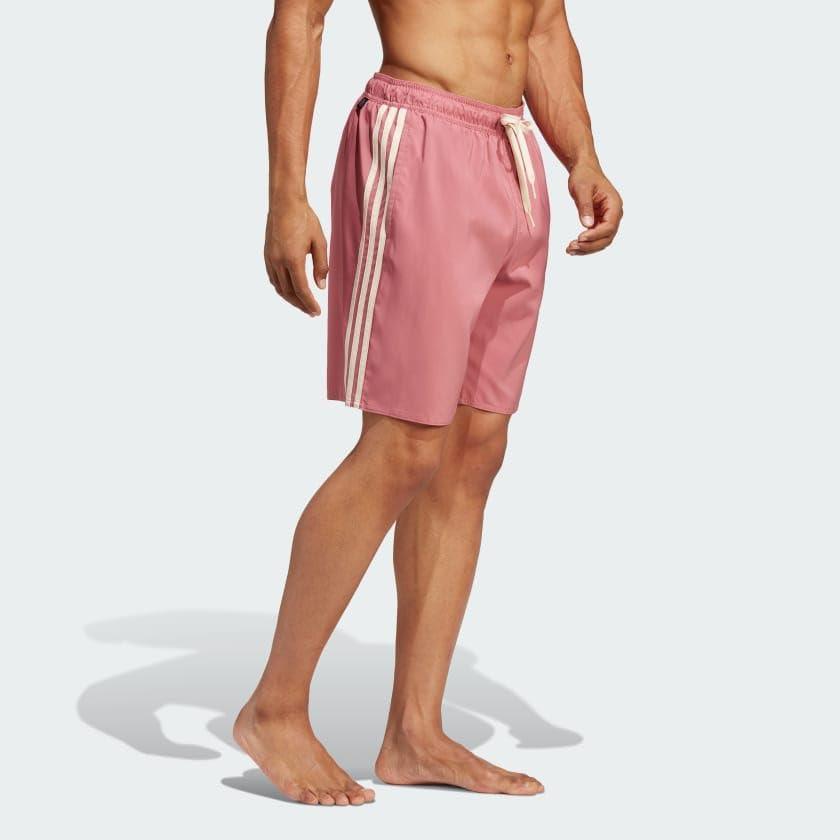 image:imageadidas 3Stripes Classics 19 Swim ShortsPink Strata Sand Strata