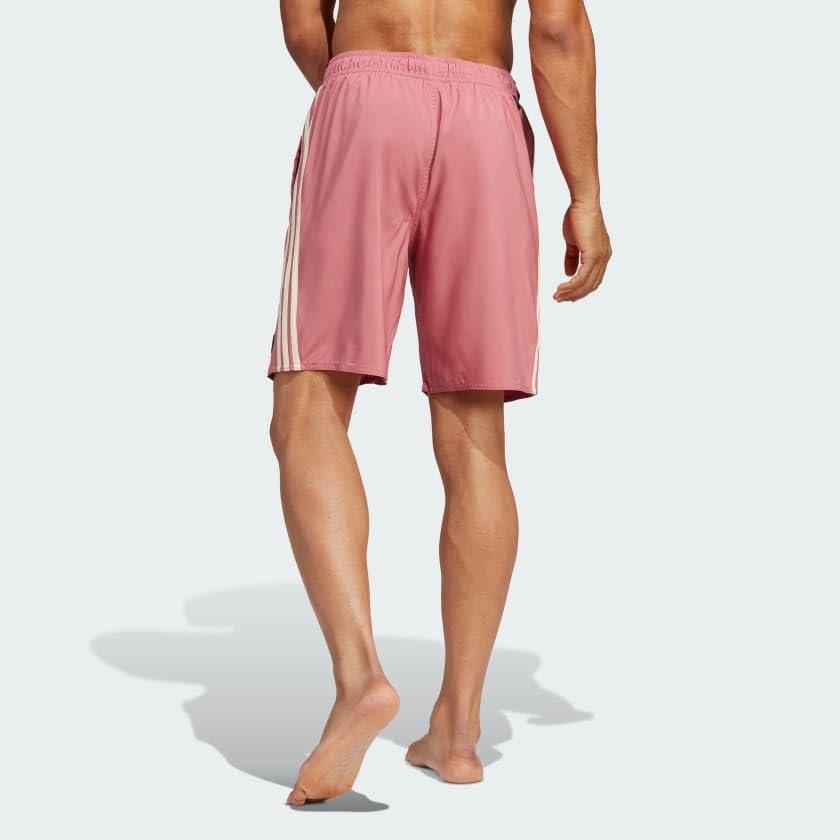 image:imageadidas 3Stripes Classics 19 Swim ShortsPink Strata Sand Strata