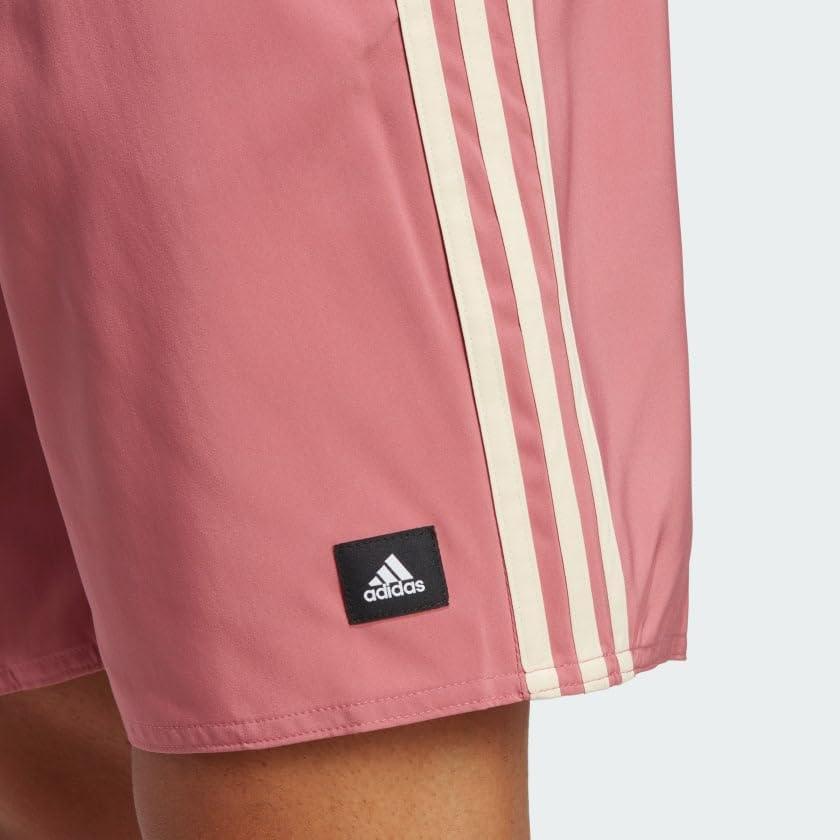 image:imageadidas 3Stripes Classics 19 Swim ShortsPink Strata Sand Strata