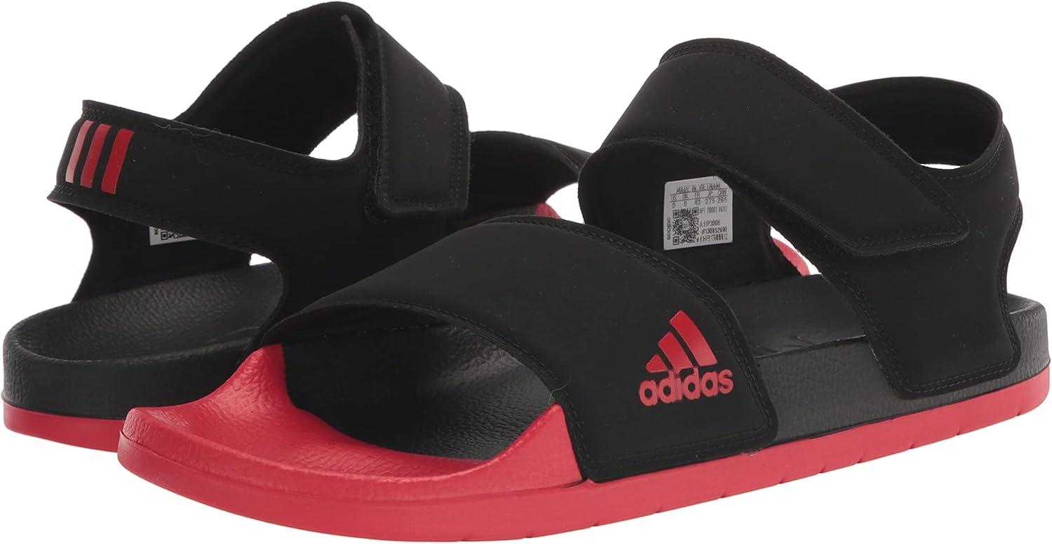 image:imageadidas Mens Adilette Sport SandalsBlackBetter ScarletBlack