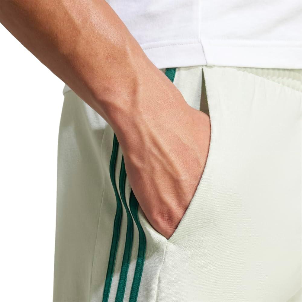 image:imageadidas Mens Essentials 3Stripe ShortsLinen Green