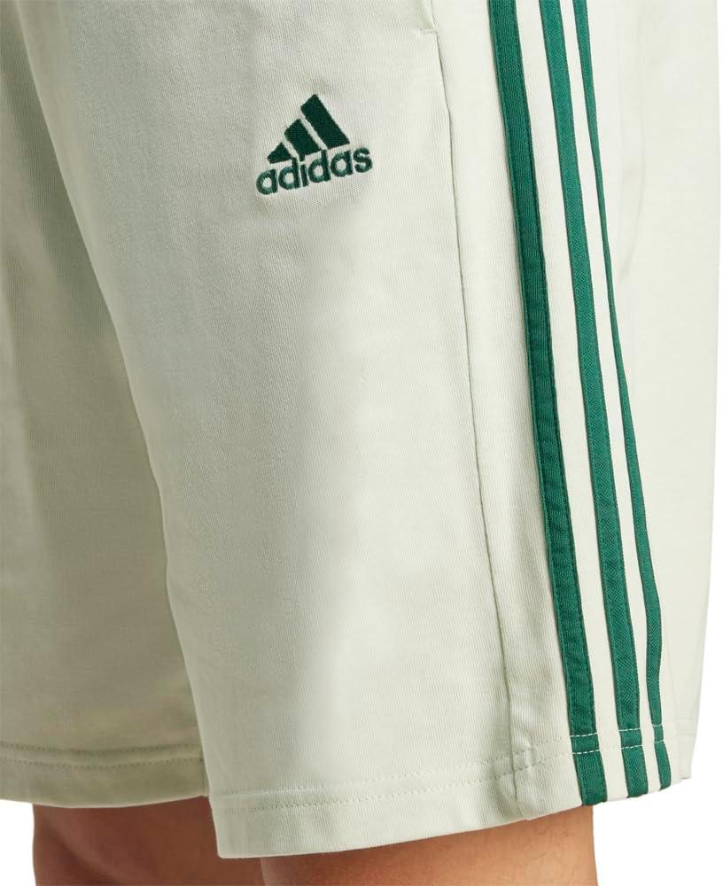 image:imageadidas Mens Essentials 3Stripe ShortsLinen Green
