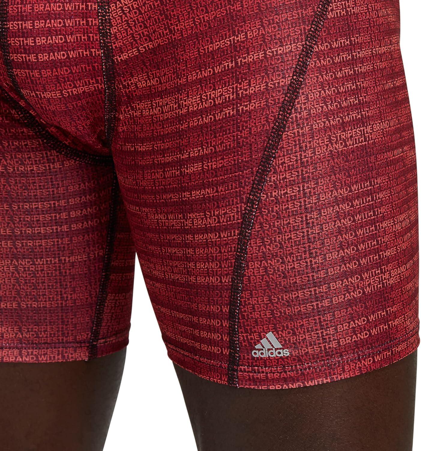 image:imageadidas Mens Sport Performance Mesh Boxer Brief Underwear 3Pack DISCONTINUEDIllum Vivid RedBlackVivid Red
