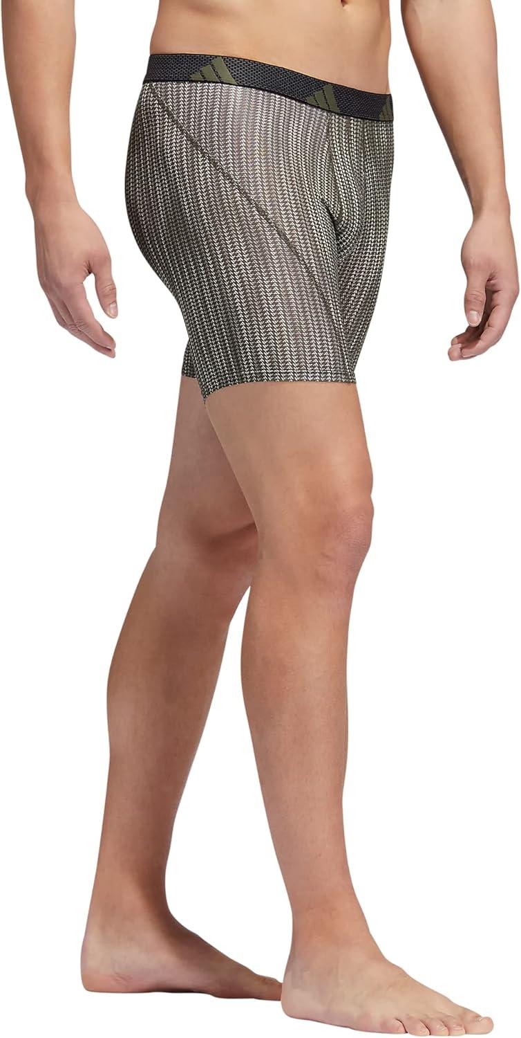 image:imageadidas Mens Sport Performance Mesh Boxer Brief Underwear 3Pack DISCONTINUEDPerformance Wave Silver Pebbleshadow OliveBlackOnix Grey