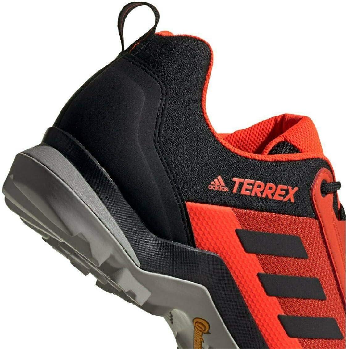 image:imageadidas Mens Terrex Ax3 Hiking BootsGlory Amber Core Black Solar Red