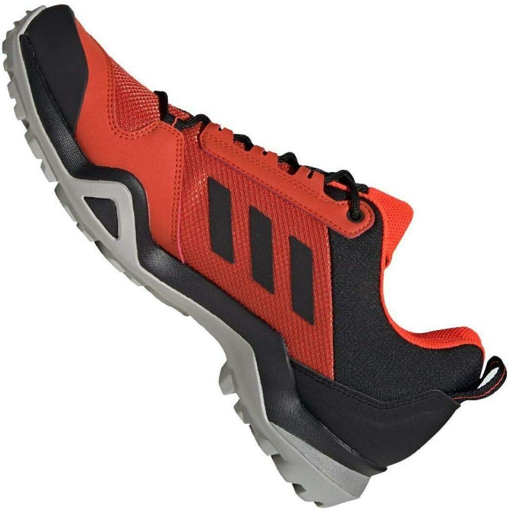 image:imageadidas Mens Terrex Ax3 Hiking BootsGlory Amber Core Black Solar Red