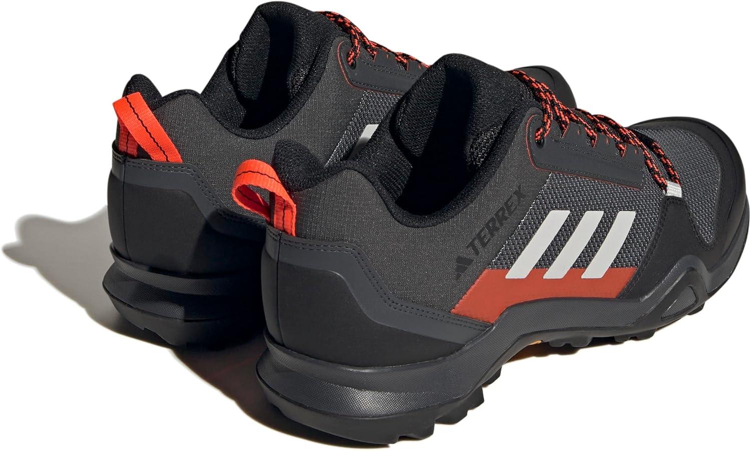 image:imageadidas Mens Terrex Ax3 Hiking BootsSolid Grey Grey One Solar Red
