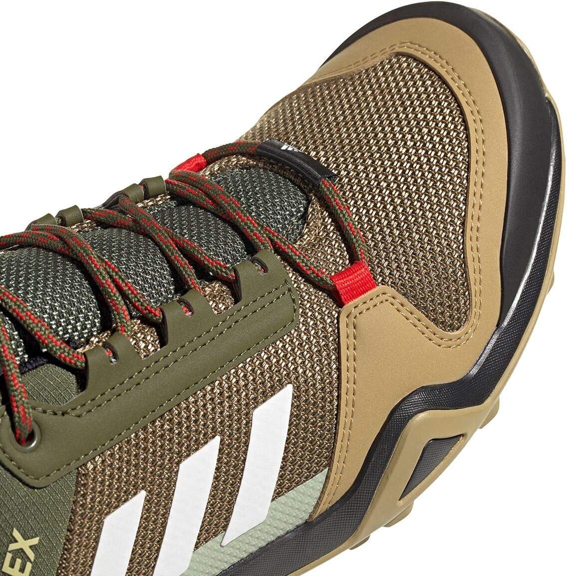 image:imageadidas Mens Terrex Ax3 Hiking BootsWild PineCrystal WhiteVivid Red