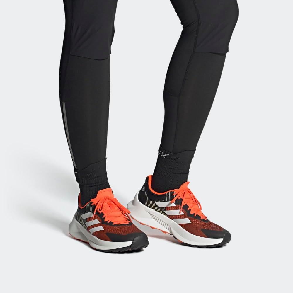 image:imageadidas Mens Terrex Soulstride Flow Trail Running ShoesBlackCrystal WhiteImpact Orange