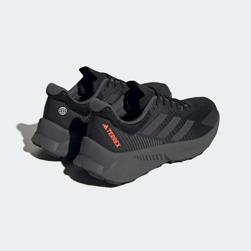 image:imageadidas Mens Terrex Soulstride Flow Trail Running ShoesBlackGreyImpact Orange