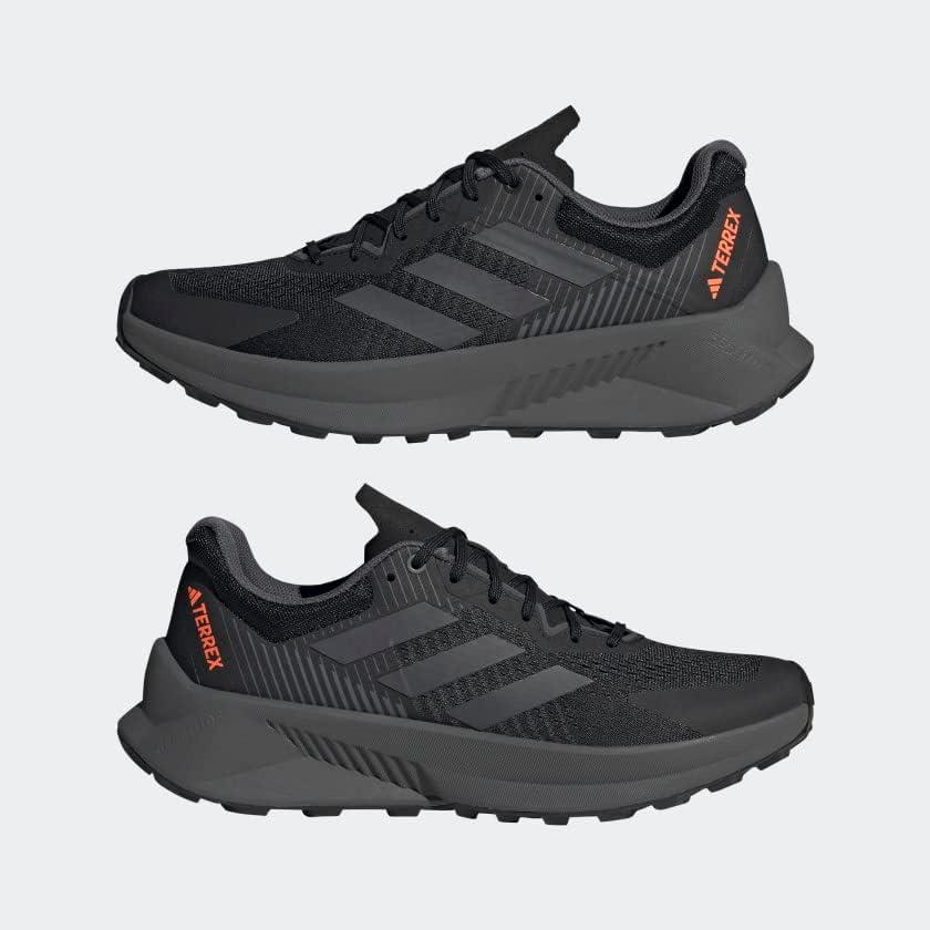 image:imageadidas Mens Terrex Soulstride Flow Trail Running ShoesBlackGreyImpact Orange