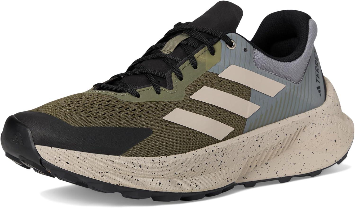 image:imageadidas Mens Terrex Soulstride Flow Trail Running ShoesOlive StrataWonder BeigeSolid Grey