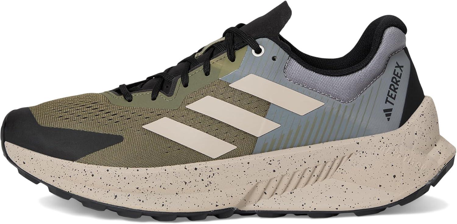 image:imageadidas Mens Terrex Soulstride Flow Trail Running ShoesOlive StrataWonder BeigeSolid Grey