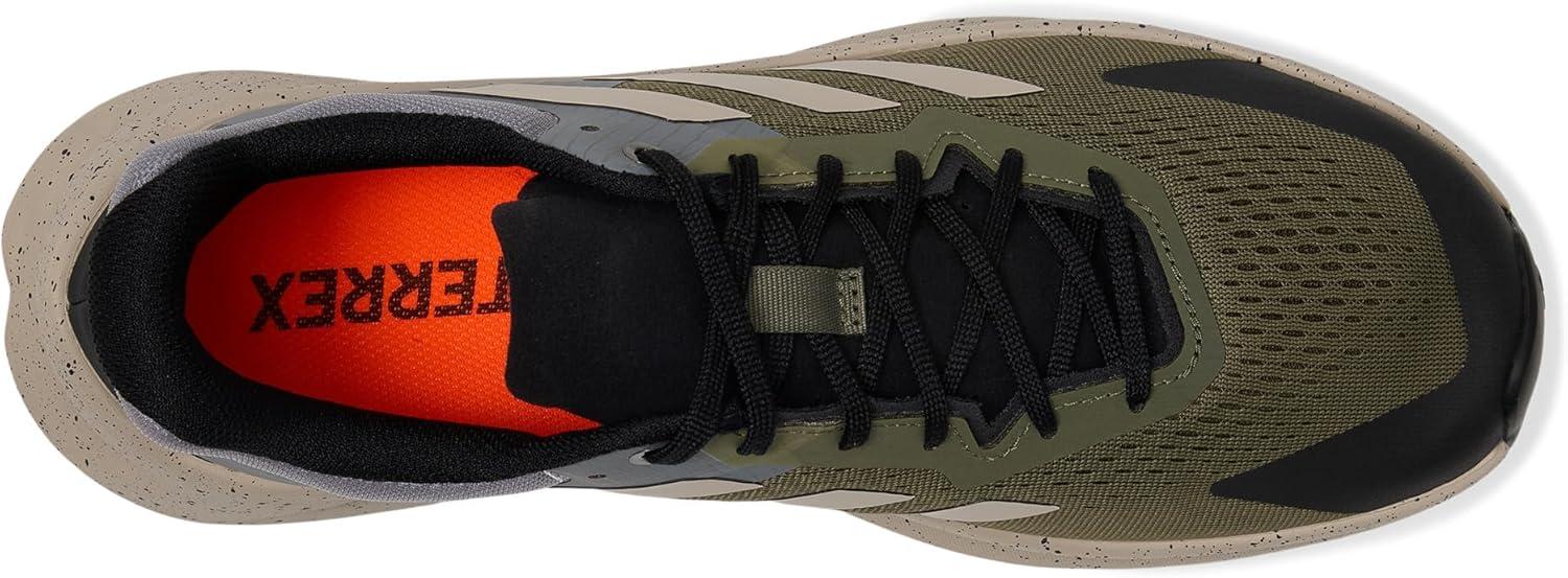 image:imageadidas Mens Terrex Soulstride Flow Trail Running ShoesOlive StrataWonder BeigeSolid Grey