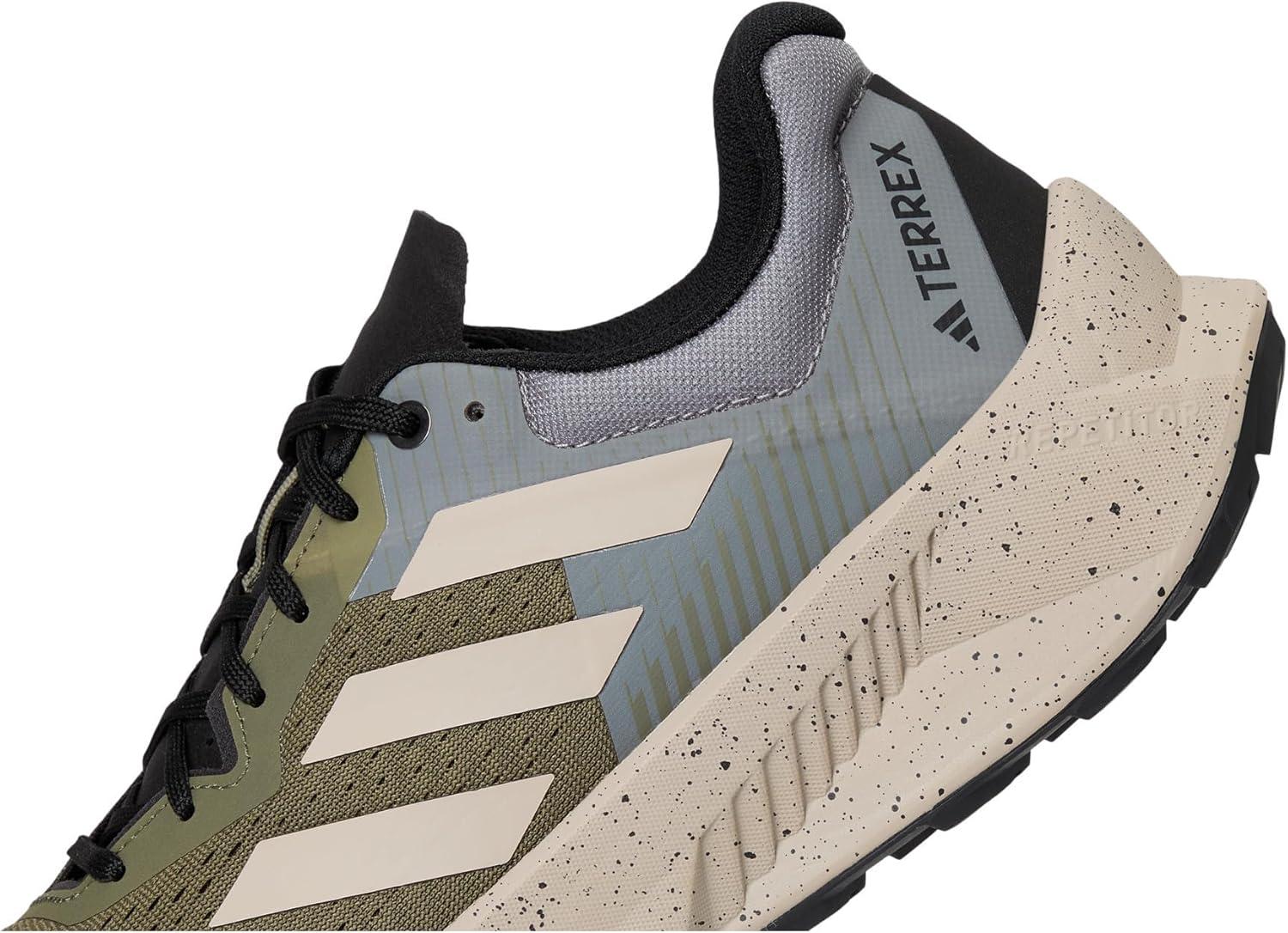 image:imageadidas Mens Terrex Soulstride Flow Trail Running ShoesOlive StrataWonder BeigeSolid Grey