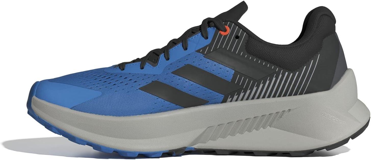 image:imageadidas Mens Terrex Soulstride Flow Trail Running ShoesPulse BlueBlackSemi Impact Orange