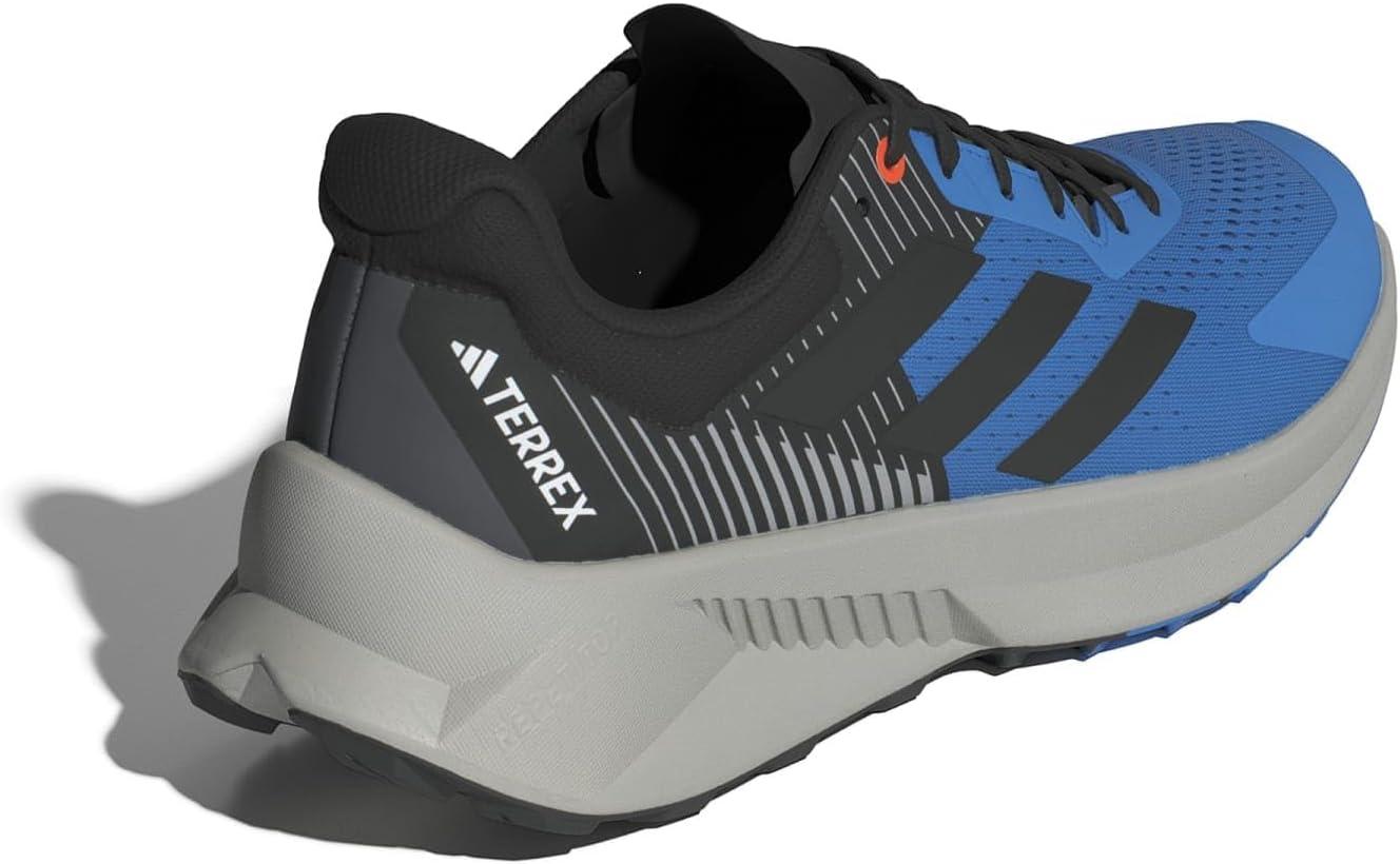 image:imageadidas Mens Terrex Soulstride Flow Trail Running ShoesPulse BlueBlackSemi Impact Orange