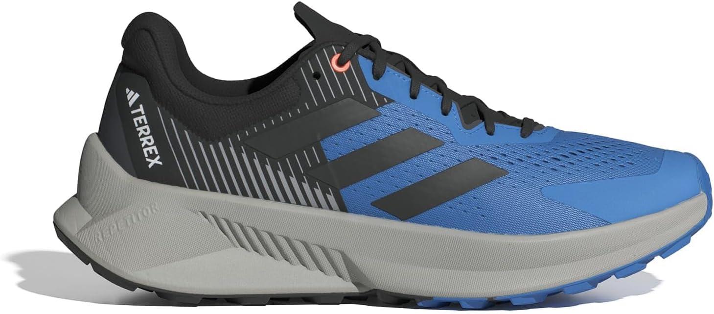 image:imageadidas Mens Terrex Soulstride Flow Trail Running ShoesPulse BlueBlackSemi Impact Orange