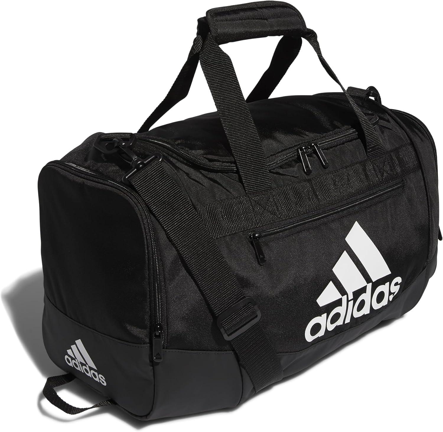 image:imageadidas Unisex Defender 40 Gym Duffel Bag for Men and WomenBlackWhite