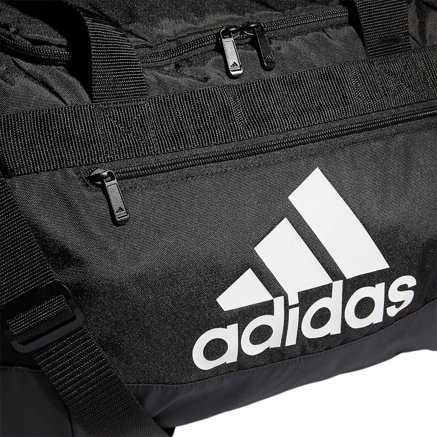 image:imageadidas Unisex Defender 40 Gym Duffel Bag for Men and WomenBlackWhite