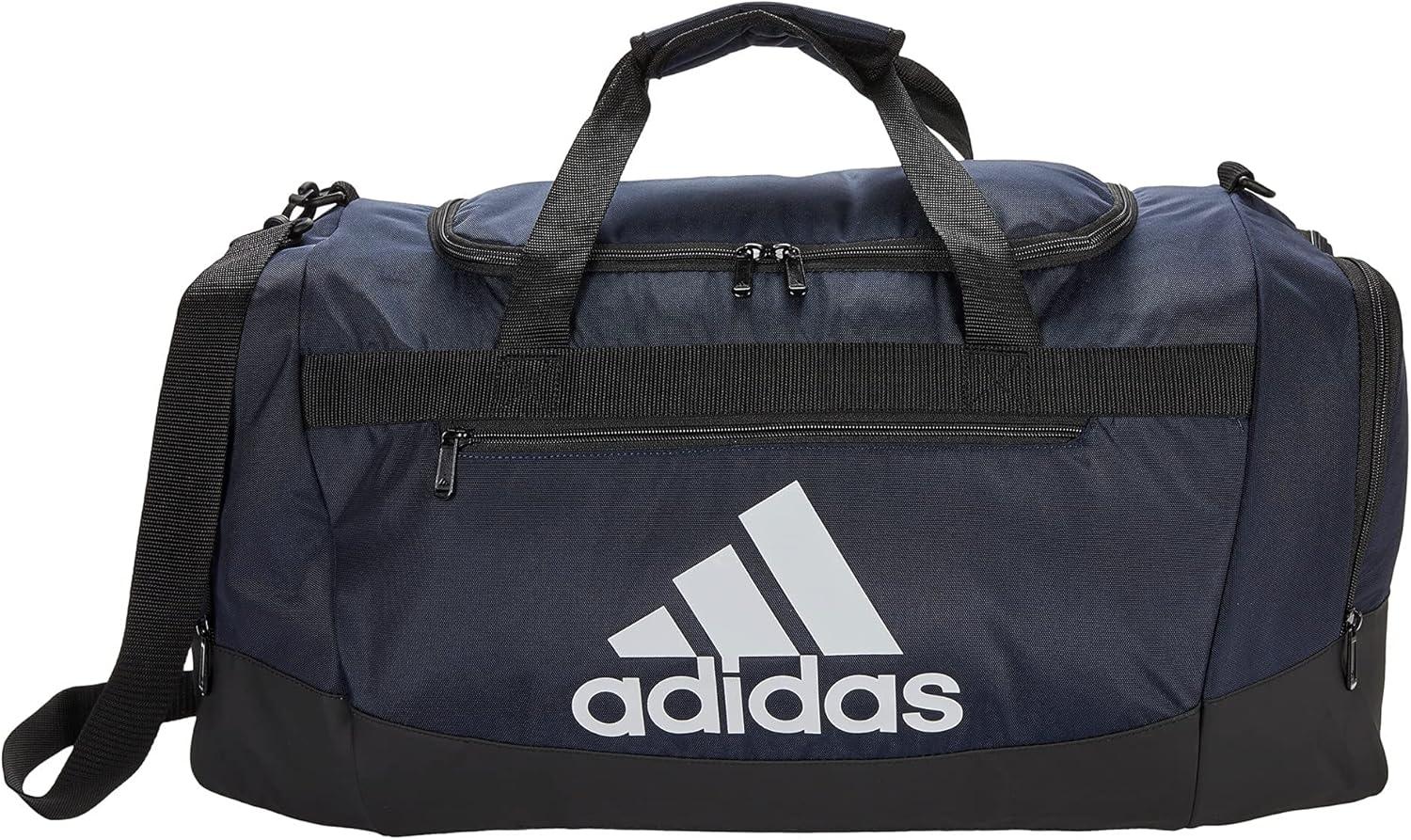 image:imageadidas Unisex Defender 40 Gym Duffel Bag for Men and WomenTeam Navy Blue