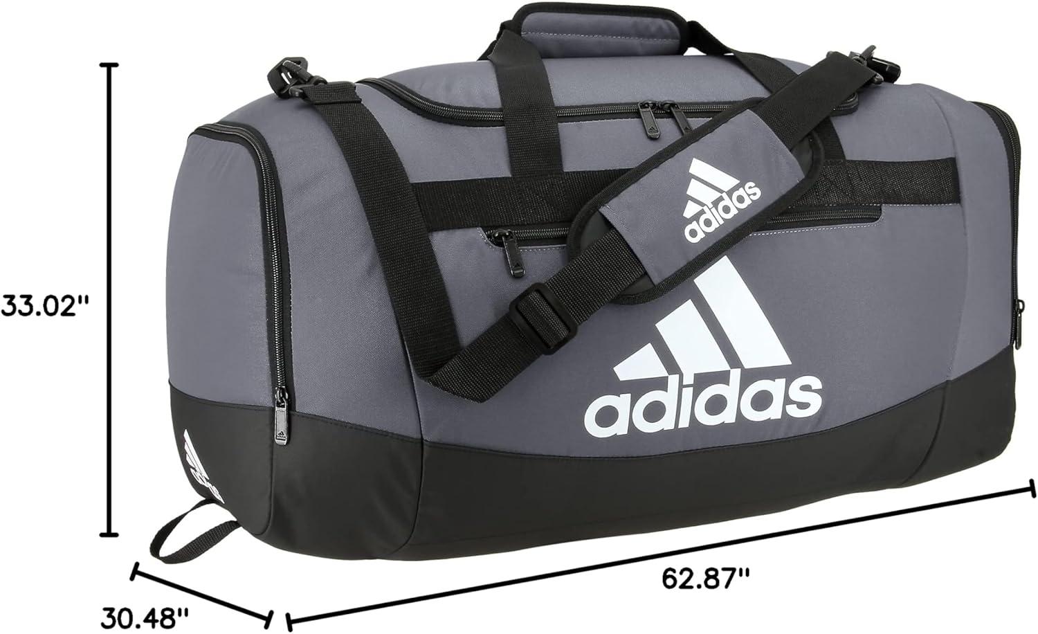 image:imageadidas Unisex Defender 40 Gym Duffel Bag for Men and WomenTeam Onix Grey