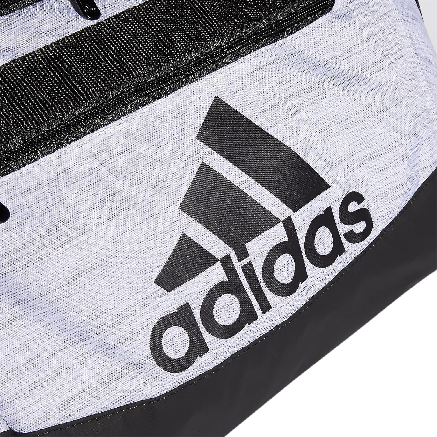 image:imageadidas Unisex Defender 40 Gym Duffel Bag for Men and WomenTwo Tone WhiteBlack