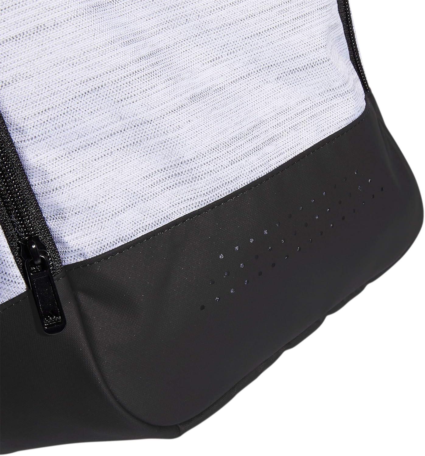 image:imageadidas Unisex Defender 40 Gym Duffel Bag for Men and WomenTwo Tone WhiteBlack