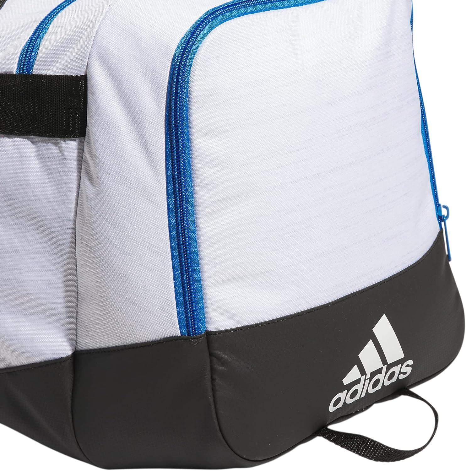 image:imageadidas Unisex Defender 40 Gym Duffel Bag for Men and WomenTwo Tone WhiteClear OnixBright Royal BlueBlack