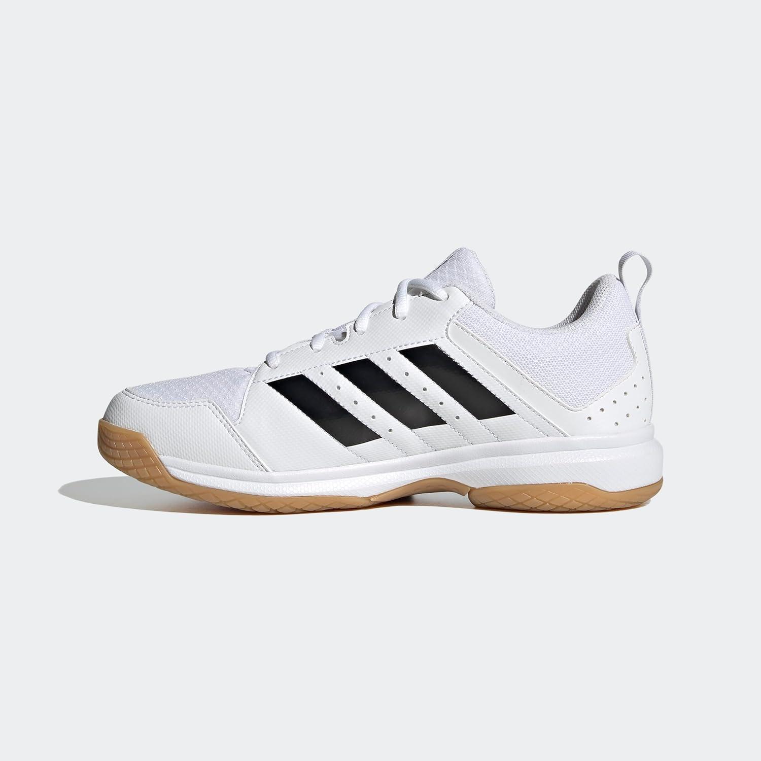 image:imageadidas Womens Ligra 7 Indoor Court ShoesWhiteBlackWhite