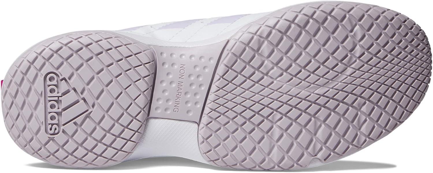 image:imageadidas Womens Ligra 7 Indoor Court ShoesWhiteSilver DawnBlue Fusion