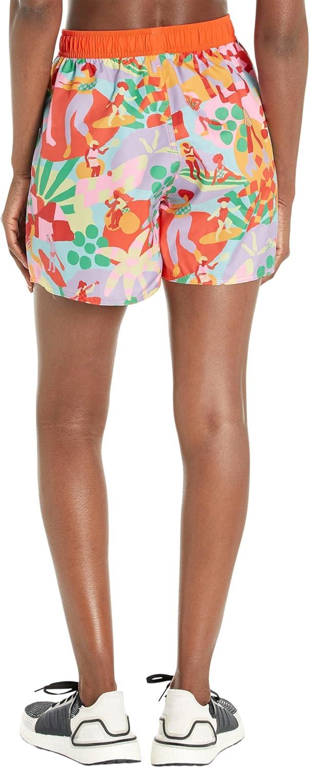 image:imageadidas Womens Unitefit Swim ShortsSemi Solar RedLush RedPurple Farm