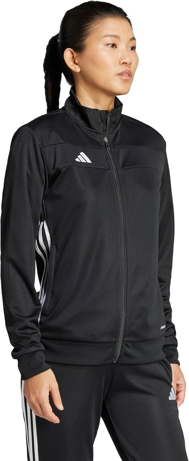 image:imageadidas womens Tiro 25 Essentials Training JacketBlackWhite
