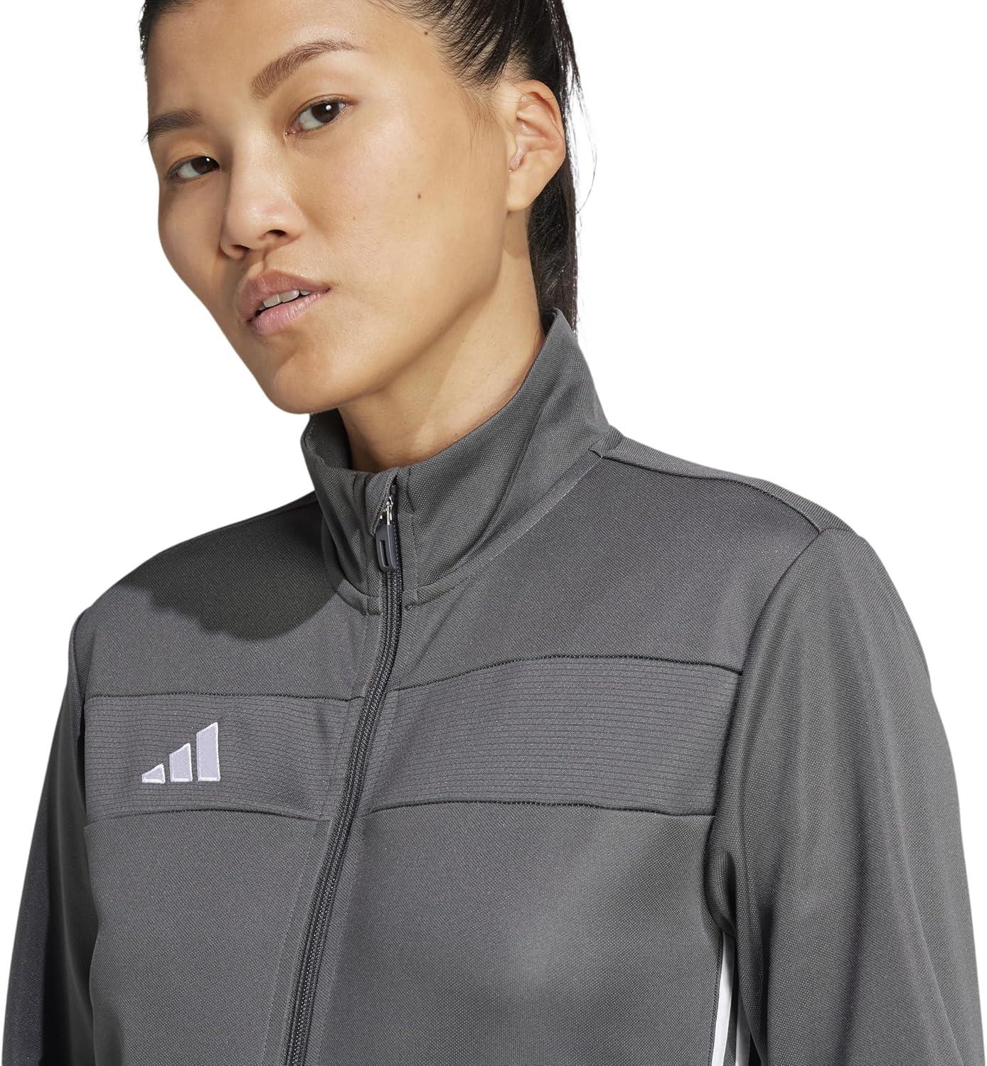 image:imageadidas womens Tiro 25 Essentials Training JacketGreyWhite