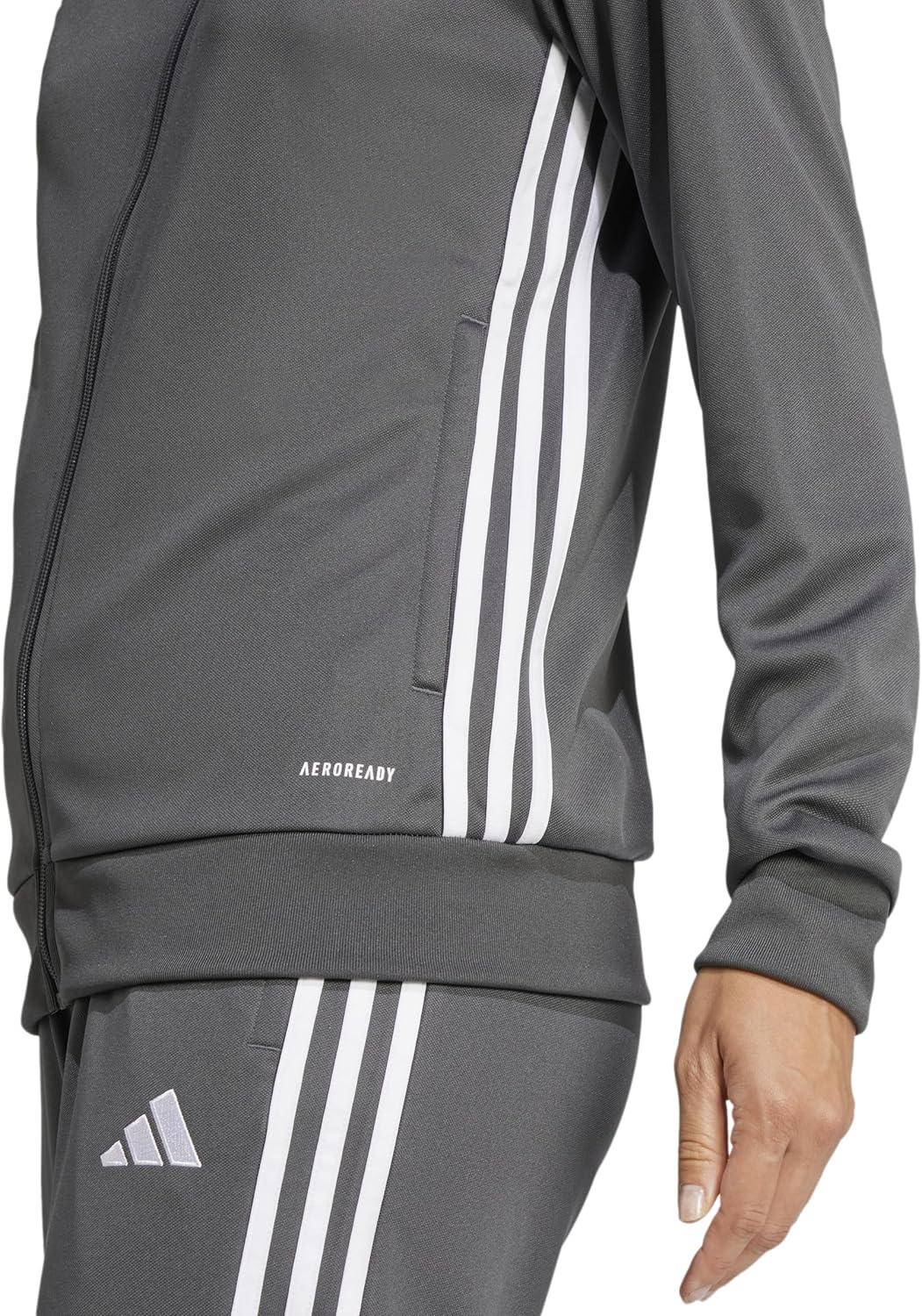 image:imageadidas womens Tiro 25 Essentials Training JacketGreyWhite