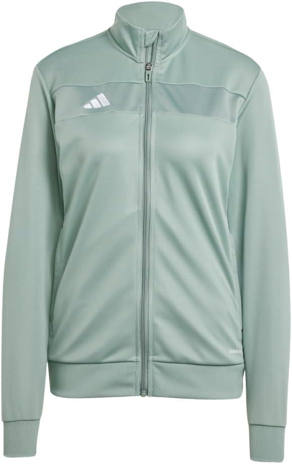 image:imageadidas womens Tiro 25 Essentials Training JacketSilver GreenWhite