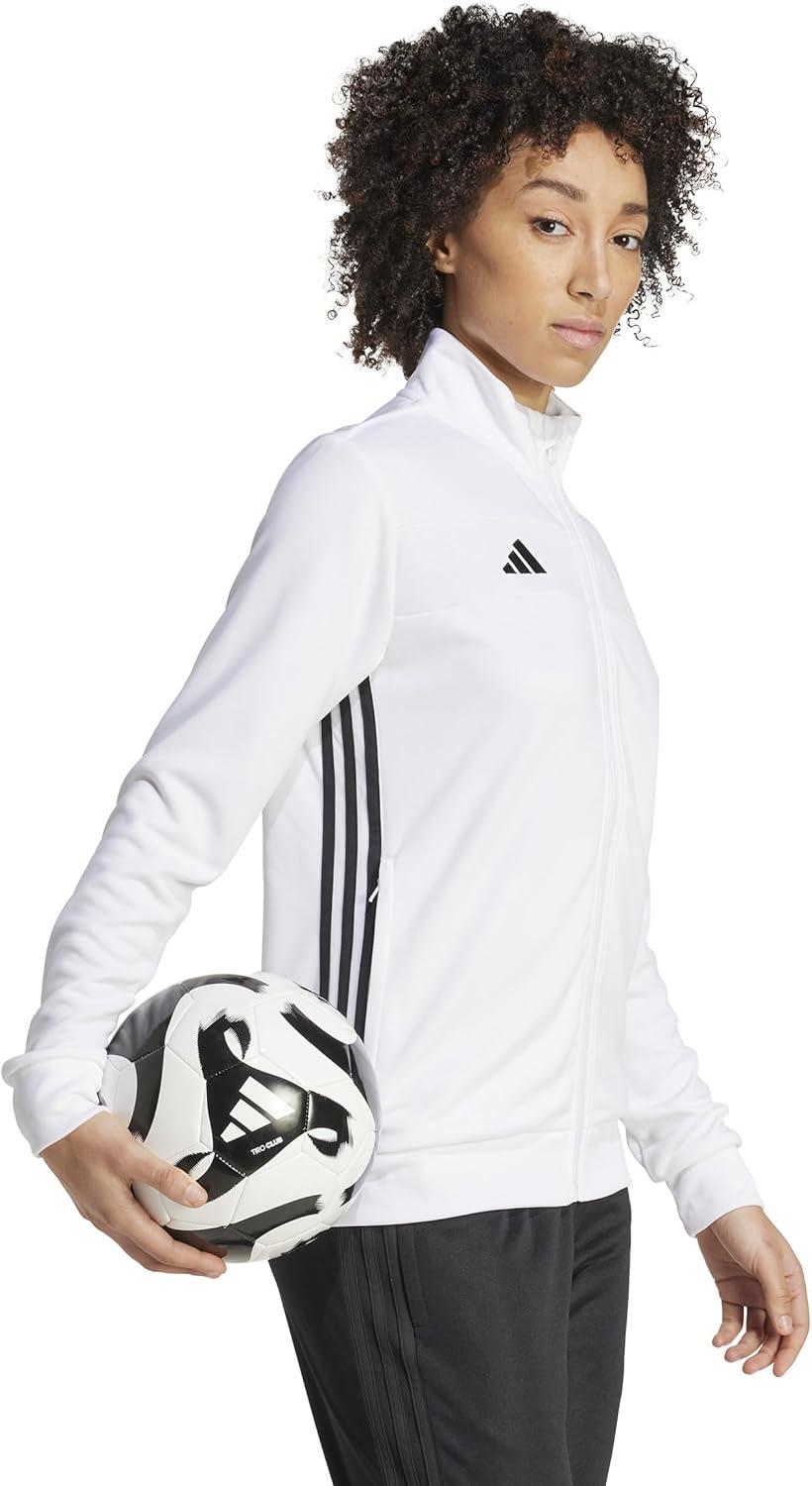 image:imageadidas womens Tiro 25 Essentials Training JacketWhiteBlack