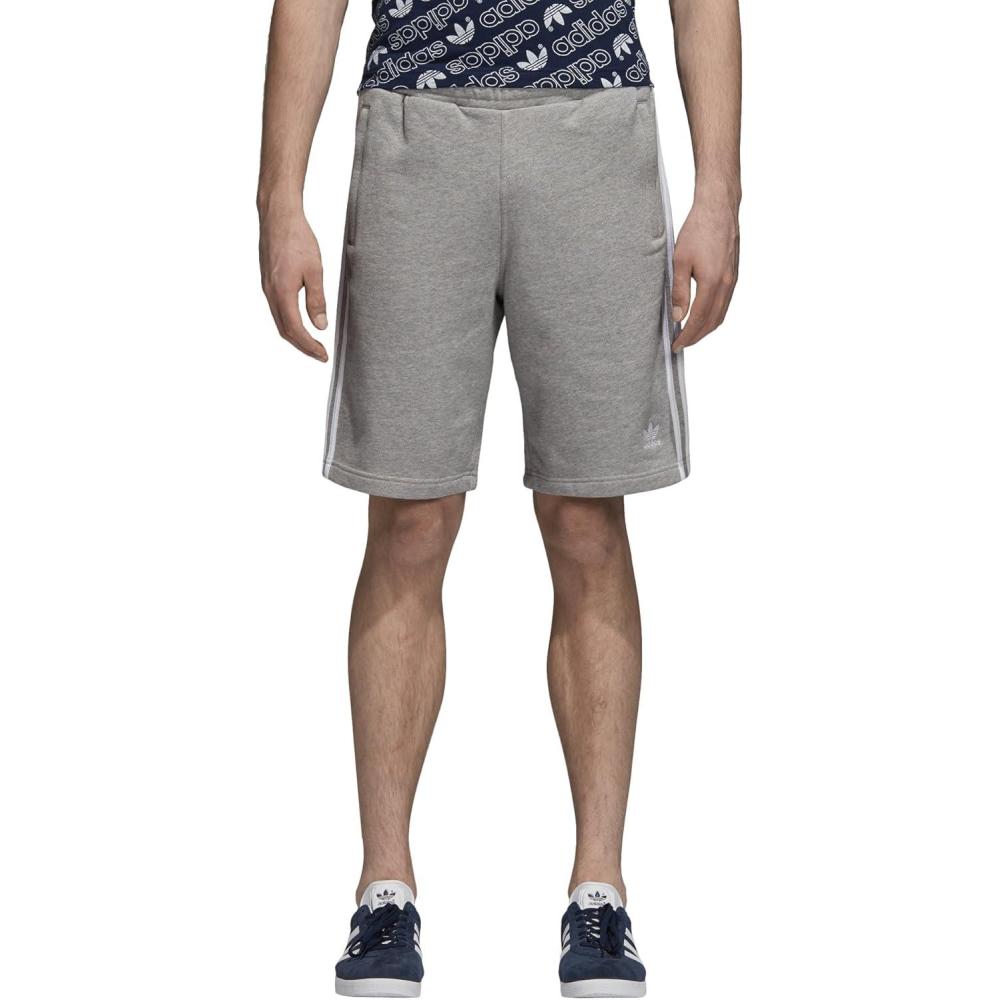 image:imageAdidas Originals Mens Adicolor Classics 3Stripes Swim ShortsMedium Grey Heather