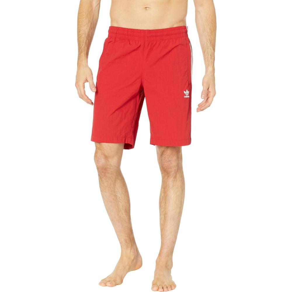 image:imageAdidas Originals Mens Adicolor Classics 3Stripes Swim ShortsPower Red