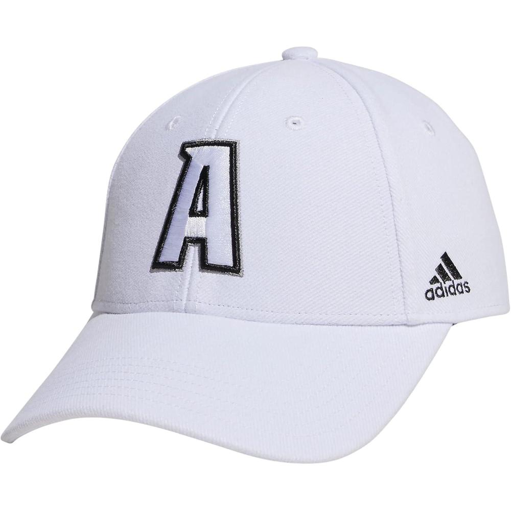 image:imageAdidas Womens Womens Structured Adjustable HatWhiteGreyBlack