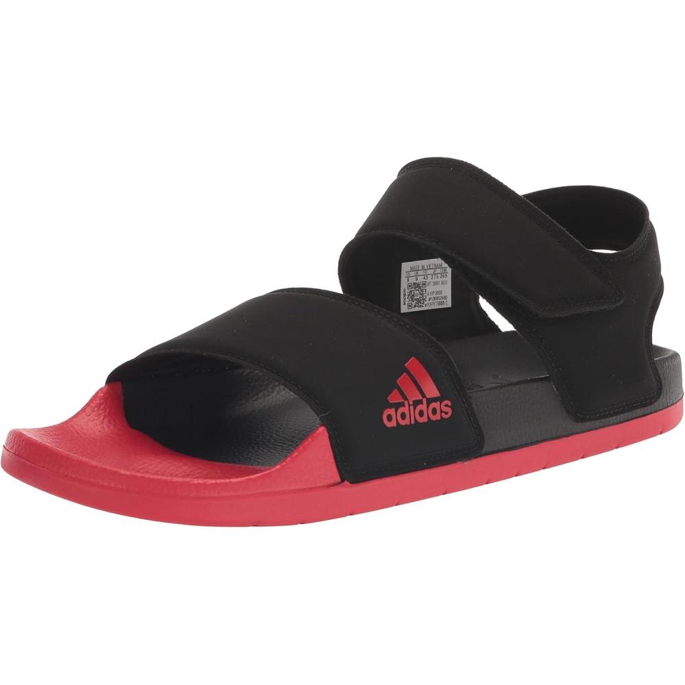 image:imageadidas Mens Adilette Sport SandalsBlackBetter ScarletBlack