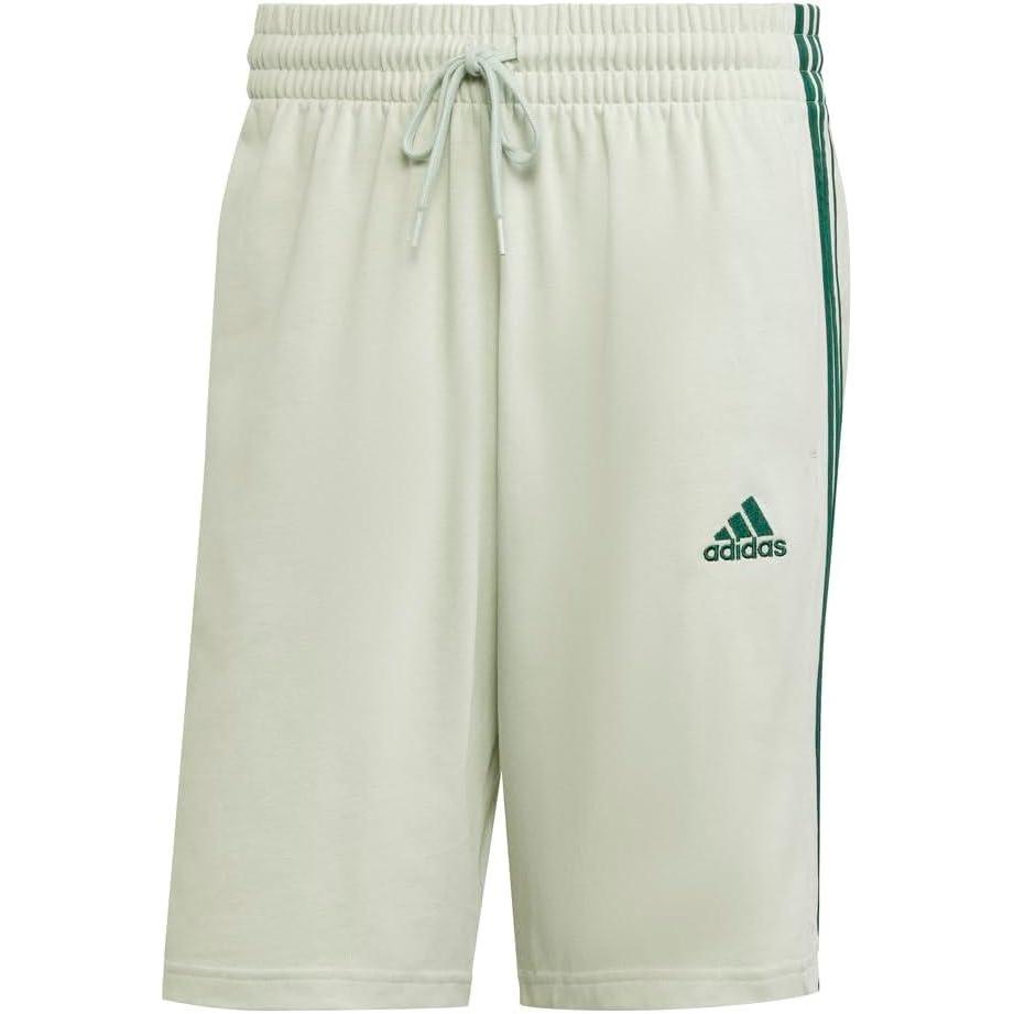 image:imageadidas Mens Essentials 3Stripe ShortsLinen Green