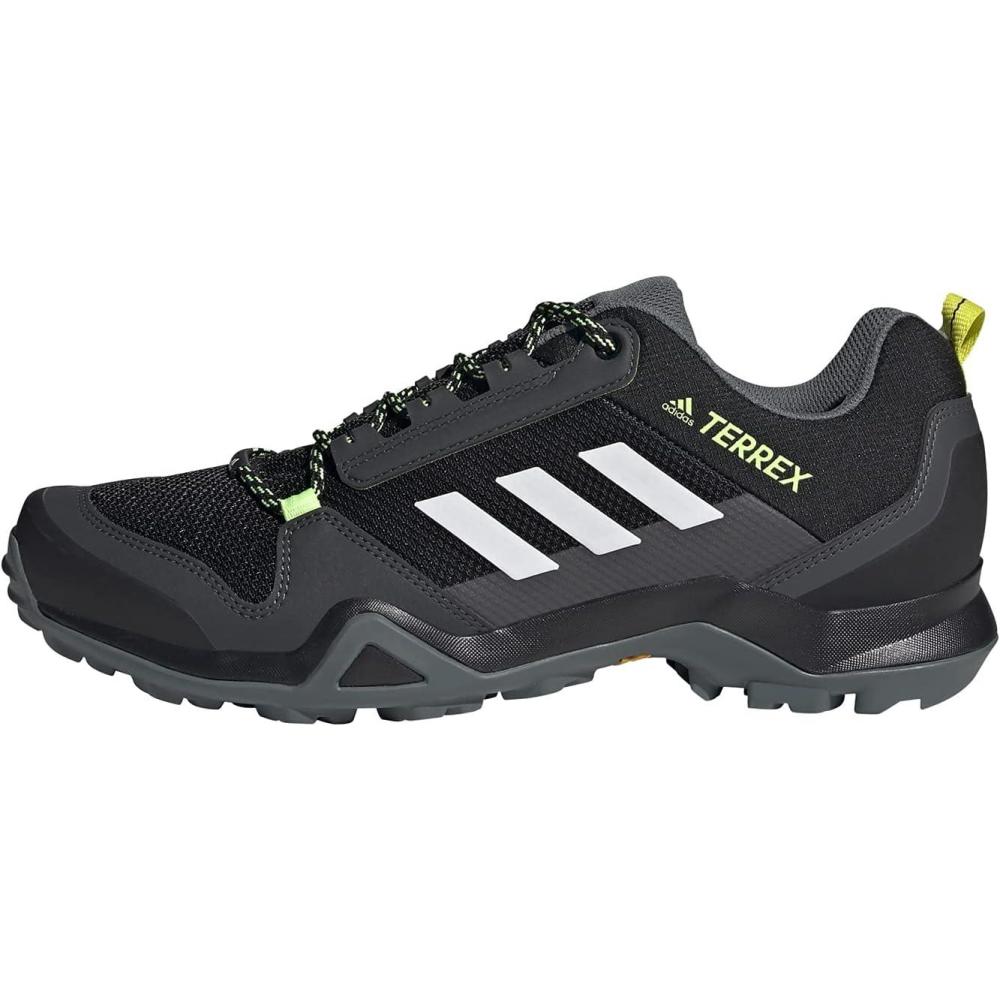 image:imageadidas Mens Terrex Ax3 Hiking BootsBlackWhiteAcid Yellow