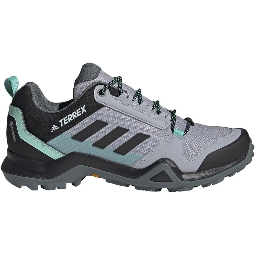 image:imageadidas Mens Terrex Ax3 Hiking BootsHalo Silvercore Blackacid Mint