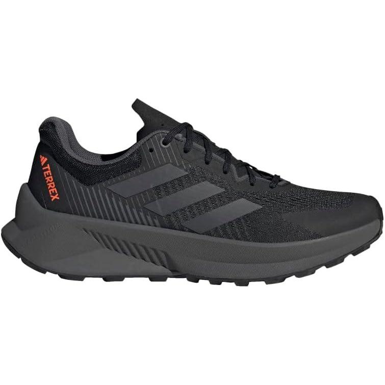 image:imageadidas Mens Terrex Soulstride Flow Trail Running ShoesBlackGreyImpact Orange