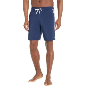adidas 3-Stripes Classics 19″ Swim Shorts(Team Navy Blue/White)
